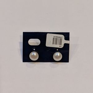 Pearl Inspired Stud Earrings